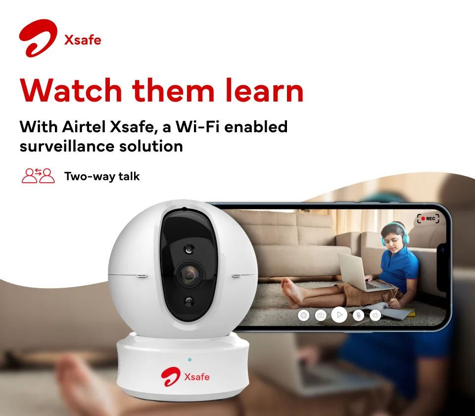 Home Security Camera (CCTV) Smart Cameras - Home Security, Surveillance  System - Airtel Xsafe
