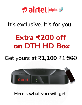 Airtel Dth Hd Connection Online Buy Digital Tv Hd Connection